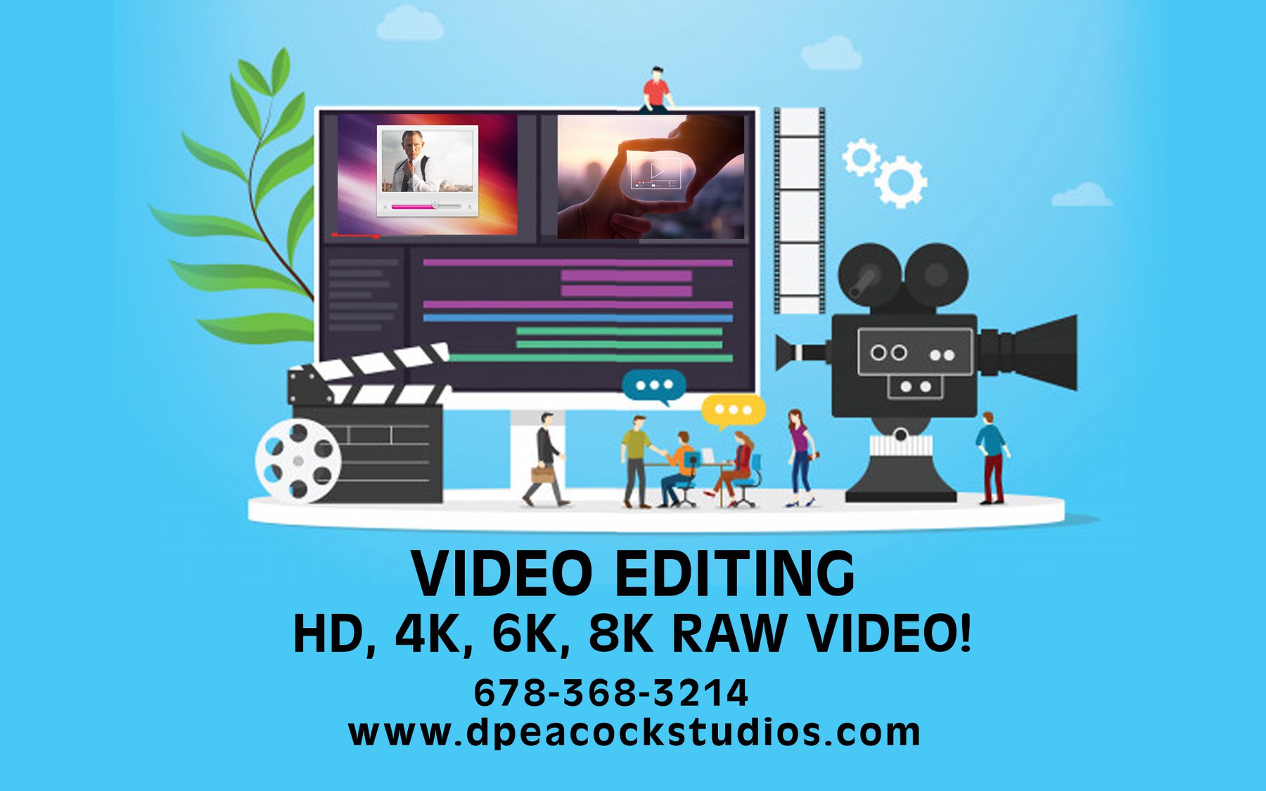 Atlanta Digital 4k, 6k, and 8k video editing