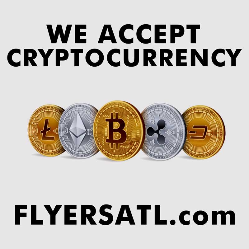 We Accept Cryptocurrency