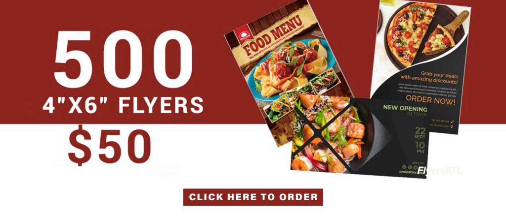 Cheap 4x6 Flyers Printing Atlanta