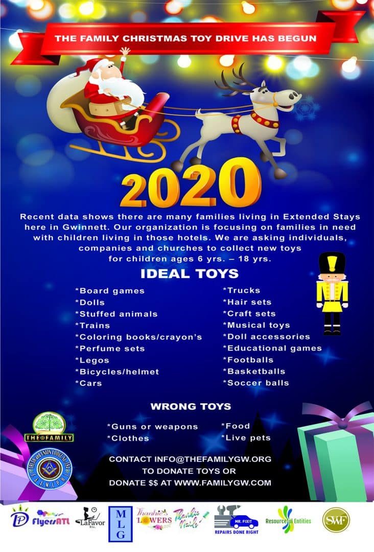 2020 Toy Drive Atlanta Gwinnett
