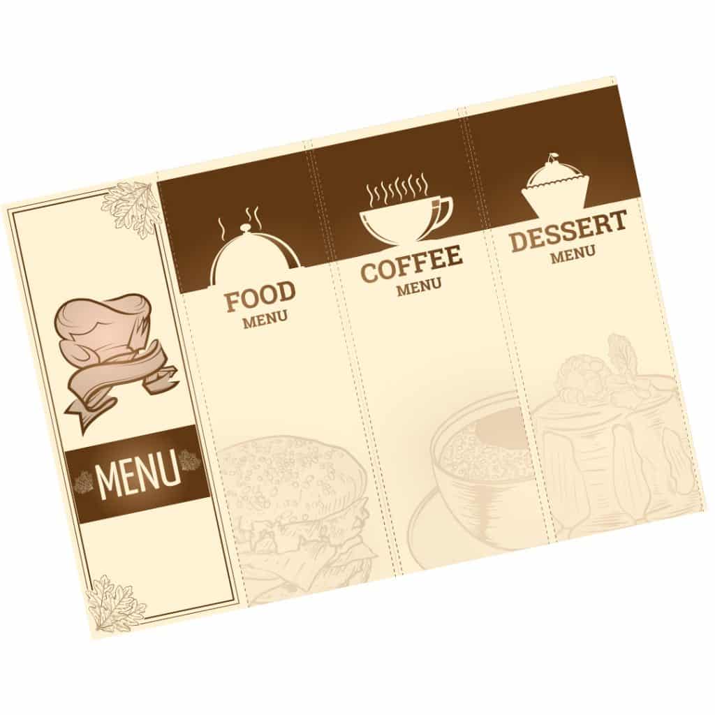 To Go Menu / Takeout Menu Printing and Design Services