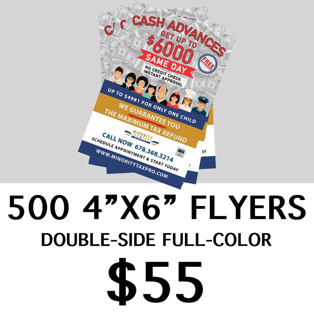 500 flyers printing Atlanta