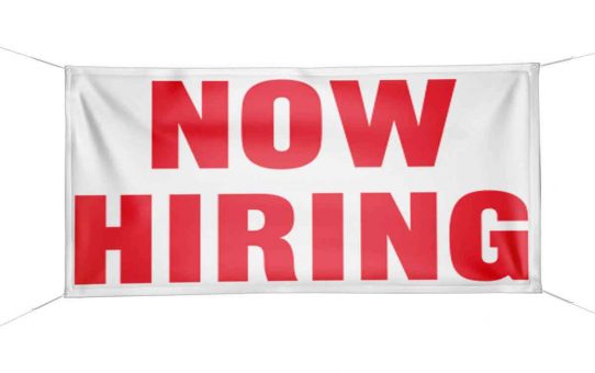 Print Now Hiring Banners