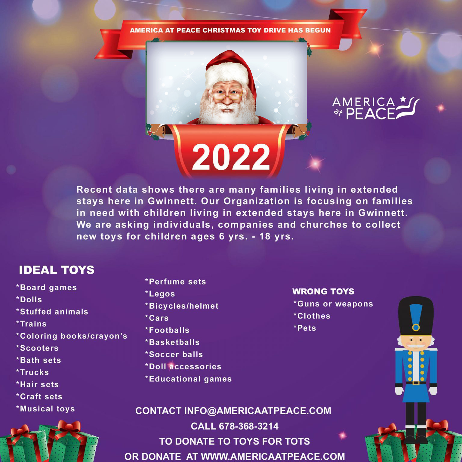 Atlanta toy drive 2022